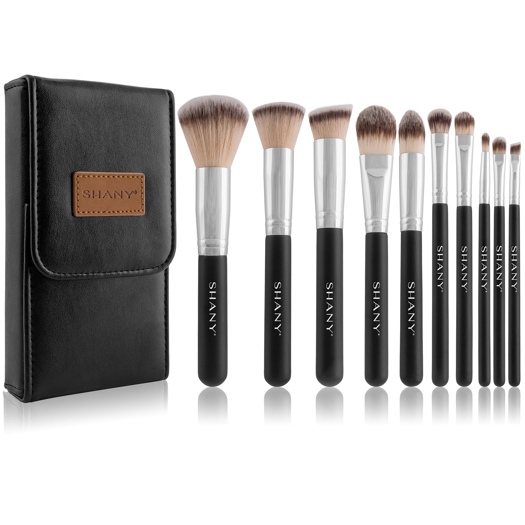 TRAVEL MAKEUP BRUSH SET WITH POUCH